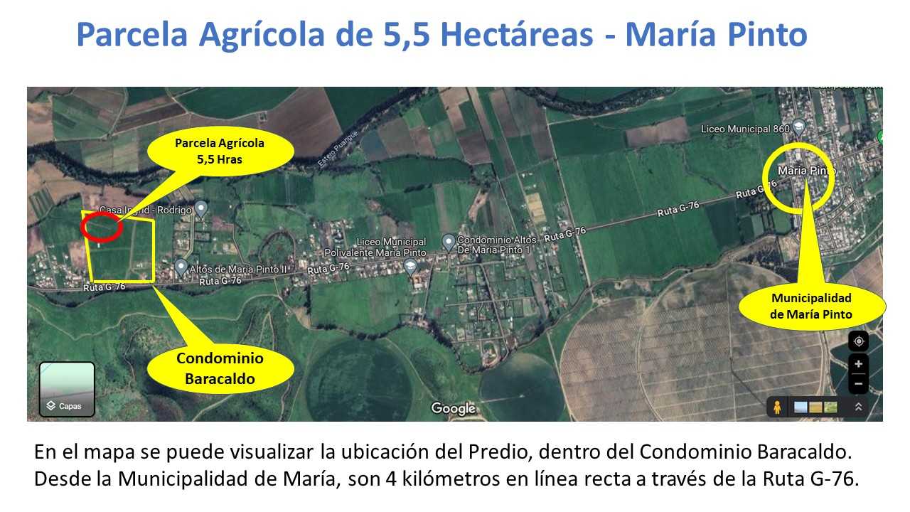Predio Agrícola 5,5 Hectáreas