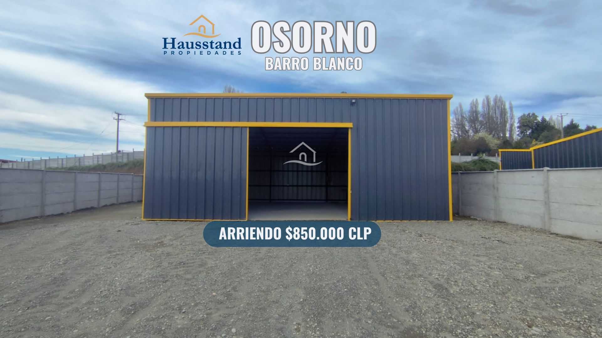 Bodega en Arriendo – Sector Barro Blanco