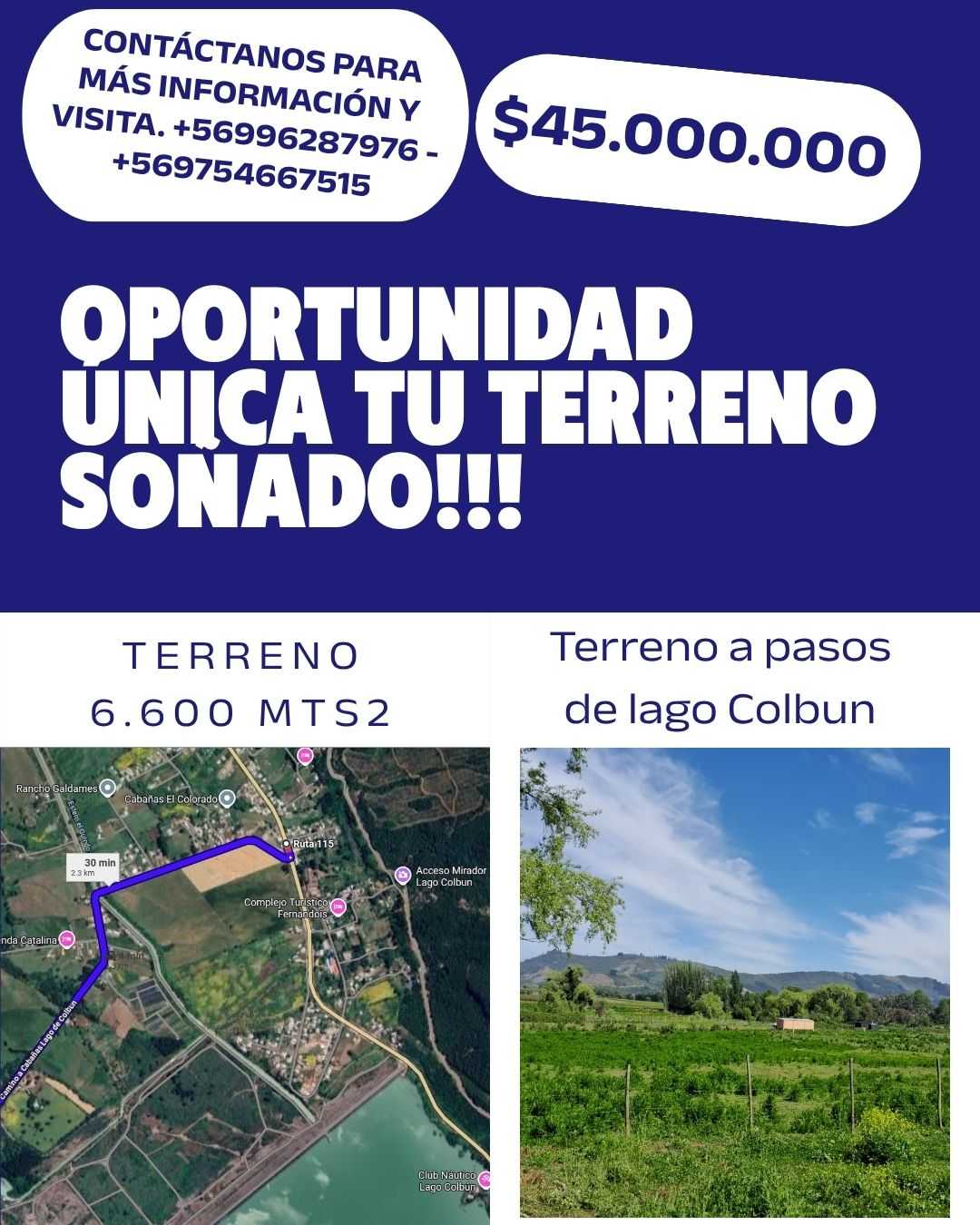 Venta Terreno San Clemente - Maule