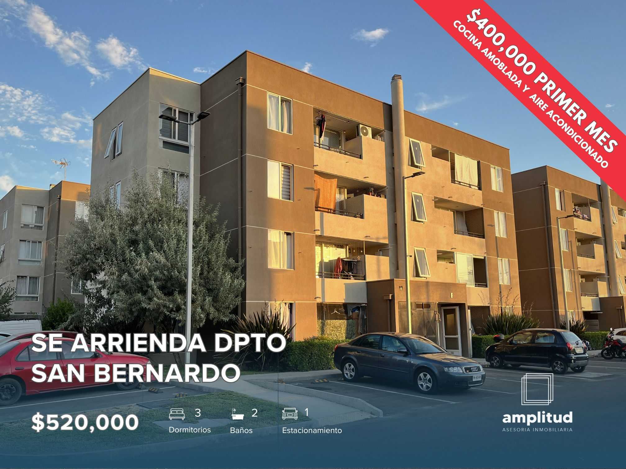 AMPLIO DPTO 3D2B+Estac. San Bernardo 