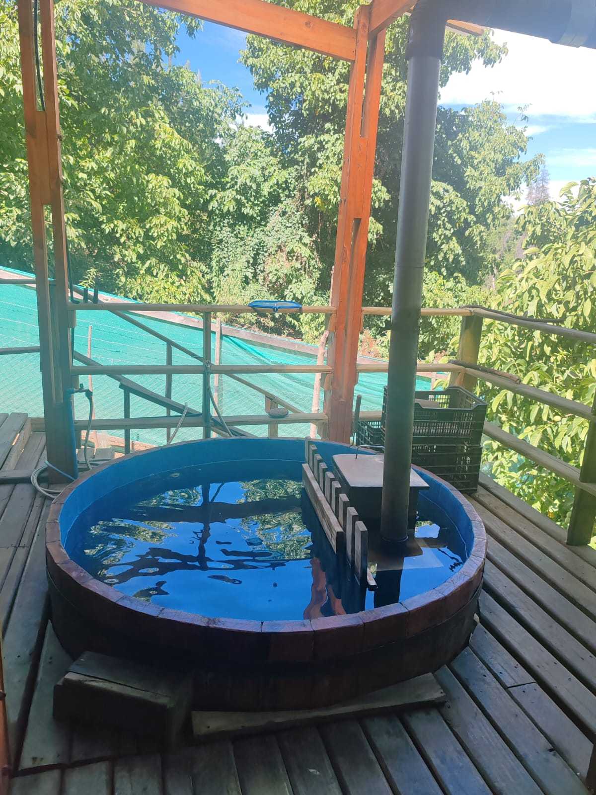  Cabañas 7 Tazas Parcela con Piscinas Cliente