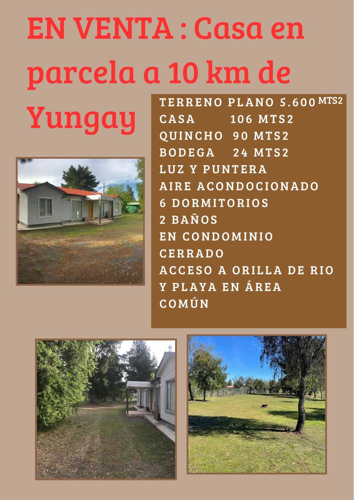 Venta Parcela Yungay - Ñuble